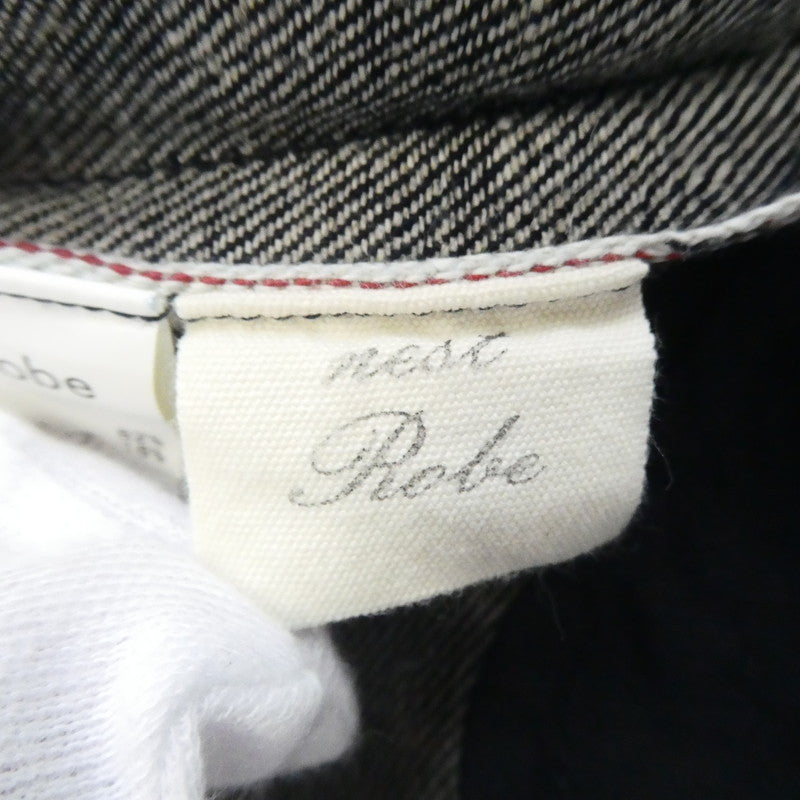 【中古】nest Robe | ネストローブ 硫化染めコットンヘンプセルビッチデニム デニムパンツ 01193-1181 サイズ:F インディゴ