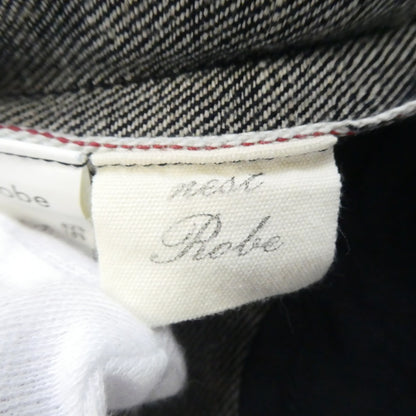 【中古】nest Robe | ネストローブ 硫化染めコットンヘンプセルビッチデニム デニムパンツ 01193-1181 サイズ:F インディゴ