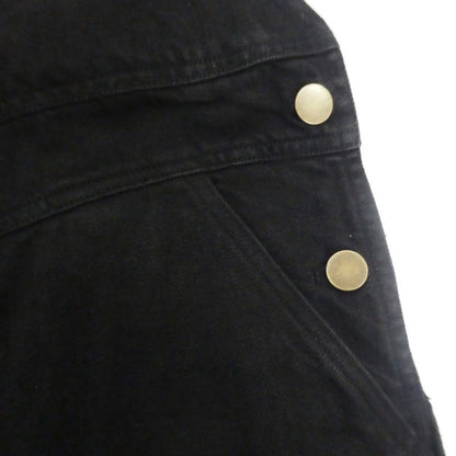 【中古】nest Robe | ネストローブ リネンオーバーオール オーバーオール 01163-1051 ブラック