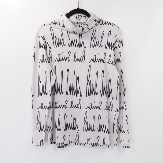 【中古】Paul Smith | ポール・スミス ロゴプリントロールネックカットソー カットソー 203525 397U サイズ：S