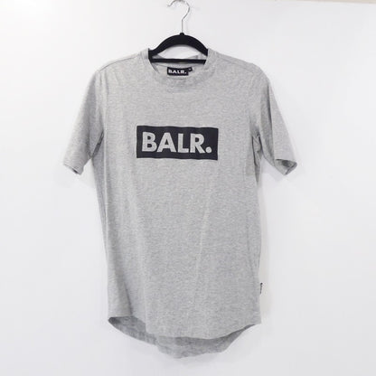 【中古】BALR. | ボーラー BOX LOGO 半袖Ｔシャツ グレー サイズ：XS