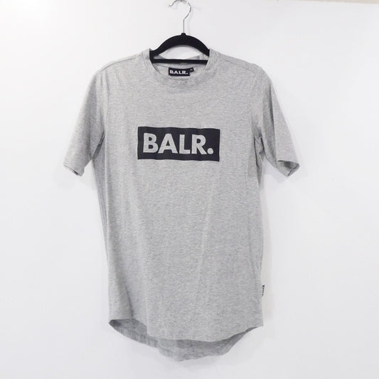 【中古】BALR. | ボーラー BOX LOGO 半袖Ｔシャツ グレー サイズ：XS