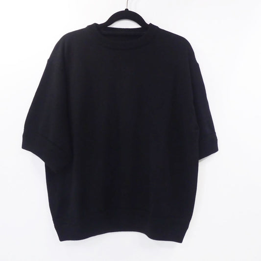 【中古】crepuscule | クレプスキュール S/S KNIT ニット 2401-012 ブラック サイズ：2