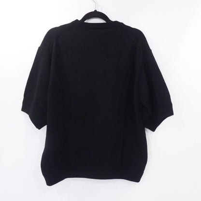 【中古】crepuscule | クレプスキュール S/S KNIT ニット 2401-012 ブラック サイズ：2