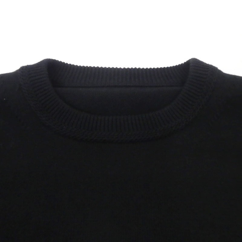 【中古】crepuscule | クレプスキュール S/S KNIT ニット 2401-012 ブラック サイズ：2
