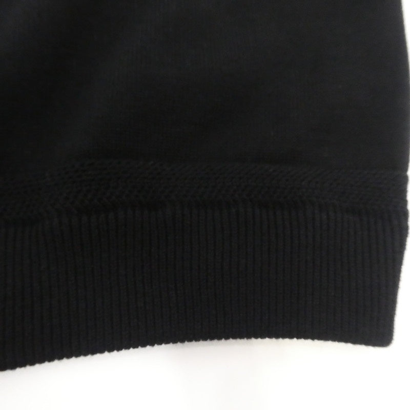【中古】crepuscule | クレプスキュール S/S KNIT ニット 2401-012 ブラック サイズ：2
