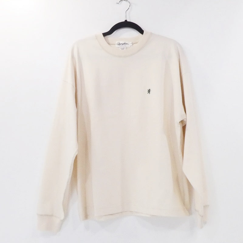 【中古】GYMPHLEX | ジムフレックス CREW NECK L/S T-SHIRT 長袖Ｔシャツ GY-C0389 HWJ 2024A/W アイボリー サイズ：M