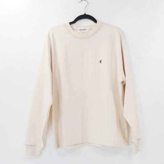 【中古】GYMPHLEX | ジムフレックス CREW NECK L/S T-SHIRT 長袖Ｔシャツ GY-C0389 HWJ 2024A/W アイボリー サイズ：M