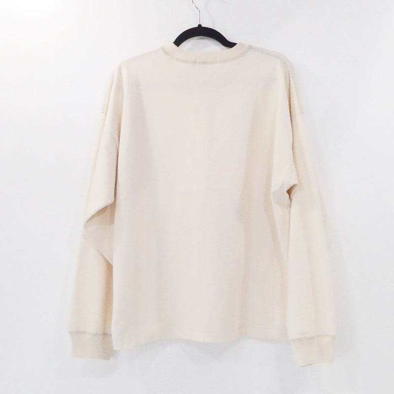 【中古】GYMPHLEX | ジムフレックス CREW NECK L/S T-SHIRT 長袖Ｔシャツ GY-C0389 HWJ 2024A/W アイボリー サイズ：M