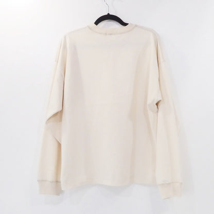 【中古】GYMPHLEX | ジムフレックス CREW NECK L/S T-SHIRT 長袖Ｔシャツ GY-C0389 HWJ 2024A/W アイボリー サイズ：M