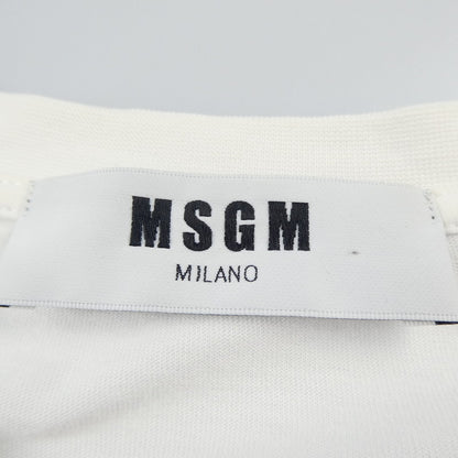 【中古】MSGM | エムエスジーエム ボックスロゴ 半袖Ｔシャツ 264MM67 ホワイト サイズ：M