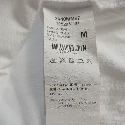 【中古】MSGM | エムエスジーエム ボックスロゴ 半袖Ｔシャツ 264MM67 ホワイト サイズ：M