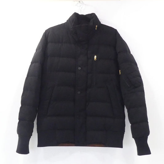 【中古】Paul Smith | ポール・スミス ミリタリーダウンブルゾン ダウンジャケット 293117 714R 2019A/W ブラック サイズ：M