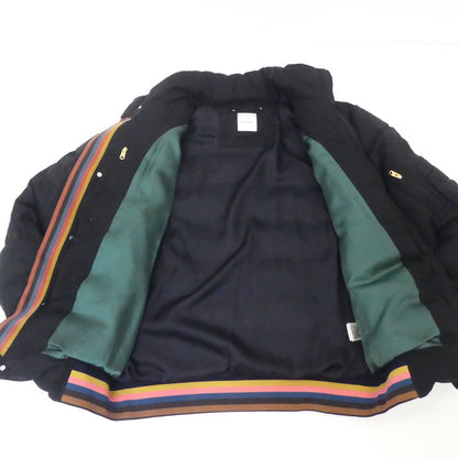 【中古】Paul Smith | ポール・スミス ミリタリーダウンブルゾン ダウンジャケット 293117 714R 2019A/W ブラック サイズ：M