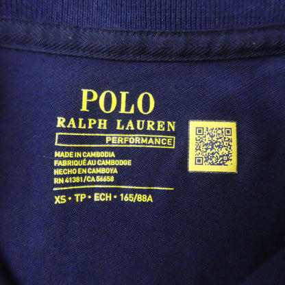 【中古】POLO RALPH LAUREN | ポロ・ラルフローレン GOLF PRO FIT SHORT SLEEVE BEAR PLO SHIRT ポロシャツ ネイビー サイズ：XS