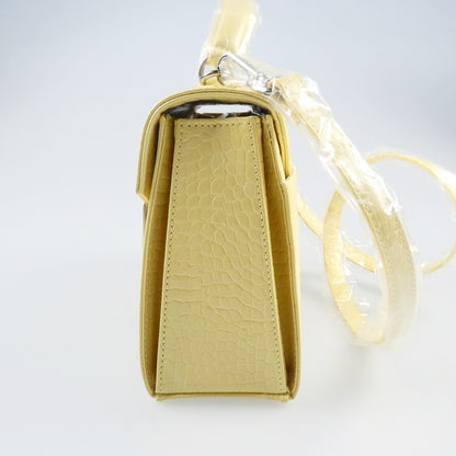 【中古】Lily Brown | リリーブラウン 台形ハンドバッグ その他バッグ LWGB241323 イエロー