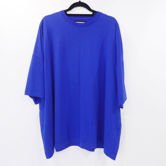 【中古】MAISON SPECIAL | メゾンスペシャル スーピマ天竺エクストラプライムオーバーTシャツ 半袖Ｔシャツ 11211411244 ブルー