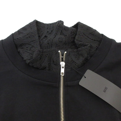 【中古】HARE | ハレ レースレイヤードハーフZIPカットソー その他トップス HA02023 ブラック