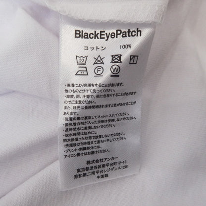 【中古】BlackEyePatch | ブラックアイパッチ TEAM TOMODACHI LABEL TEE 半袖Ｔシャツ BEPSS24EI28 ホワイト サイズ：L