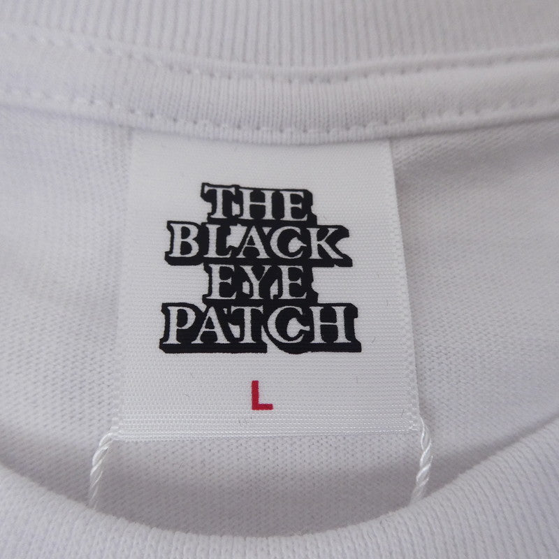 【中古】BlackEyePatch | ブラックアイパッチ TEAM TOMODACHI LABEL TEE 半袖Ｔシャツ BEPSS24EI28 ホワイト サイズ：L
