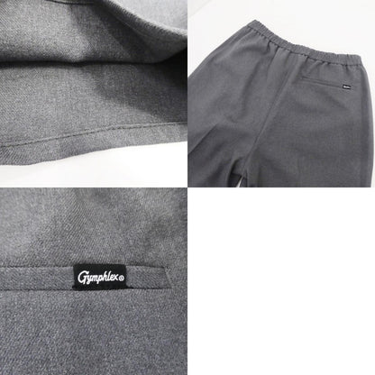 【中古】GYMPHLEX | ジムフレックス POLYESTER FLANNEL イージーストレートパンツ パンツ GY-E0225 グレー サイズ：M