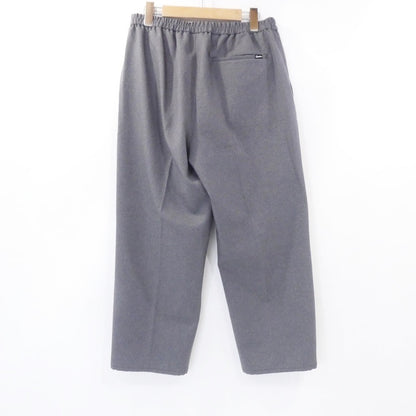 【中古】GYMPHLEX | ジムフレックス POLYESTER FLANNEL イージーストレートパンツ パンツ GY-E0225 グレー サイズ：M