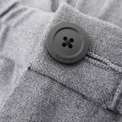 【中古】GYMPHLEX | ジムフレックス POLYESTER FLANNEL イージーストレートパンツ パンツ GY-E0225 グレー サイズ：M