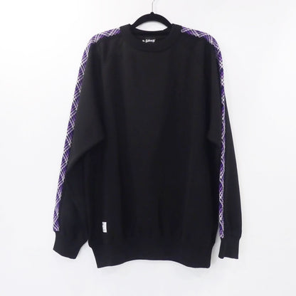 【中古】schott | ショット TAPING JERSEY CREW SWEAT スウェット 782-3232008 ブラック サイズ：M
