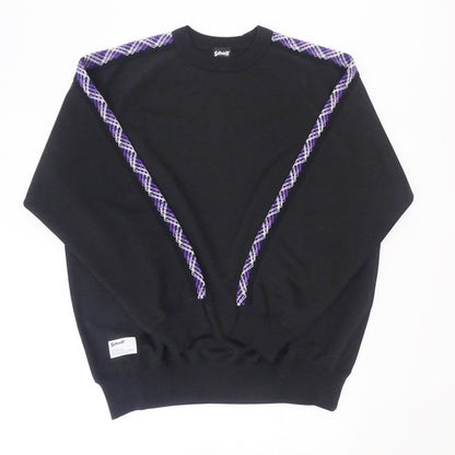 【中古】schott | ショット TAPING JERSEY CREW SWEAT スウェット 782-3232008 ブラック サイズ：M