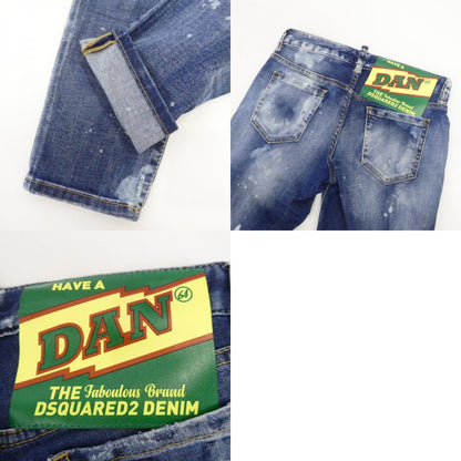 【中古】DSQUARED2 | ディースクエアード JENNIFER CROPPED JEAN デニムパンツ S75LB0645 ブルー サイズ：36