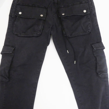 【中古】ZARA | ザラ UTILITY カーゴパンツ 1538/341/800 ブラック サイズ：L