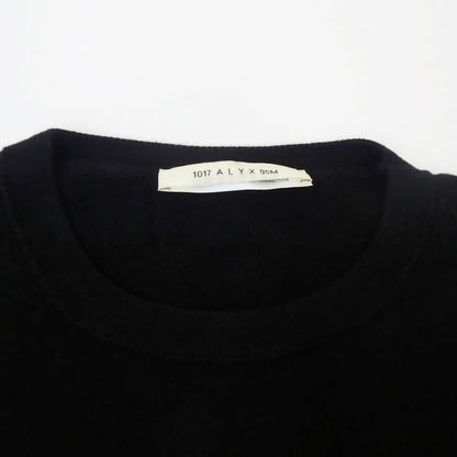 【中古】1017 ALYX 9SM | テンセブンティーナリクスナインエスエム SPRAY PAINT-INTARSIA COTTON-JERSEY SWEATER セーター AAMKN0122YA03 ブラック サイズ：M