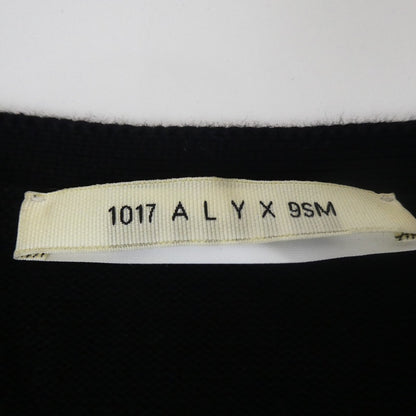 【中古】1017 ALYX 9SM | テンセブンティーナリクスナインエスエム SPRAY PAINT-INTARSIA COTTON-JERSEY SWEATER セーター AAMKN0122YA03 ブラック サイズ：M