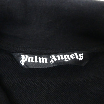 【中古】Palm Angels | パームエンジェルス Logo-Embroidered Half-Zip Sweatshirt スウェット PMBA044F23FLE002 ブラック サイズ：S