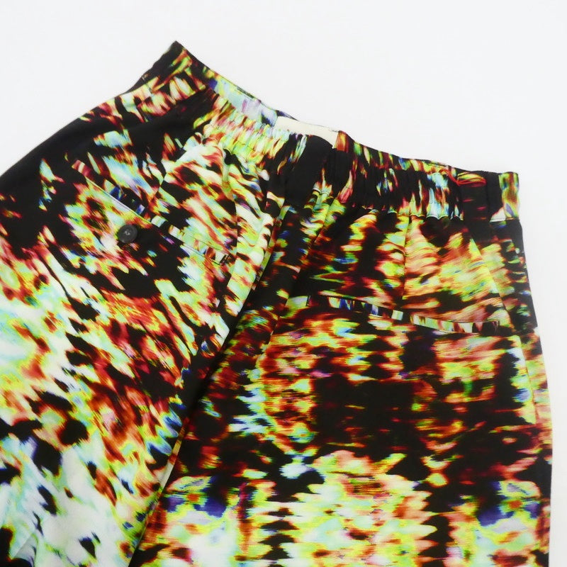 【中古】MAISON SPECIAL | メゾンスペシャル スプラッシュプリント1タックワイドパンツ パンツ 11221461214