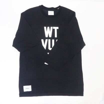 【中古】W)TAPS | ダブルタップス QB/LS/RACO.ERA 半袖Ｔシャツ 241ATDT-CSM18 ブラック サイズ：2