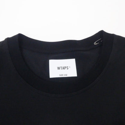 【中古】W)TAPS | ダブルタップス QB/LS/RACO.ERA 半袖Ｔシャツ 241ATDT-CSM18 ブラック サイズ：2