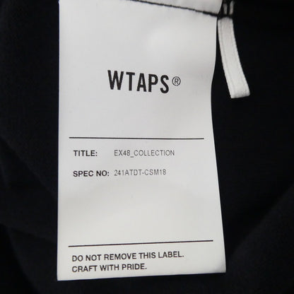 【中古】W)TAPS | ダブルタップス QB/LS/RACO.ERA 半袖Ｔシャツ 241ATDT-CSM18 ブラック サイズ：2