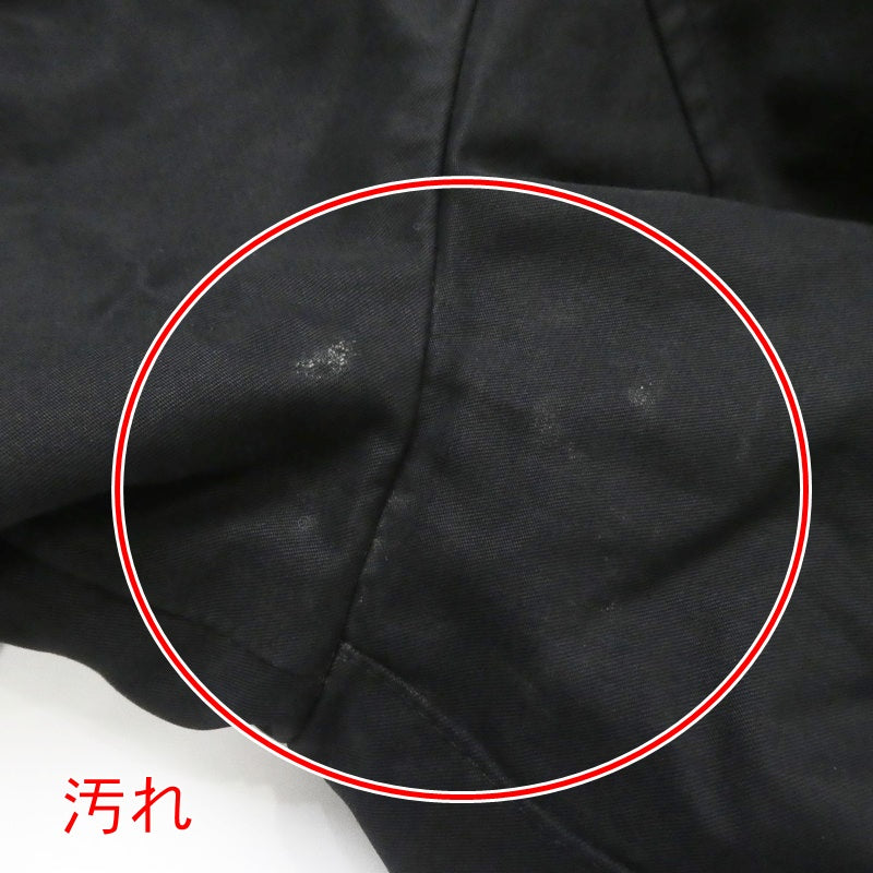 【中古】RALPH LAUREN | ラルフローレン ステンカラーコート ブラック サイズ：38