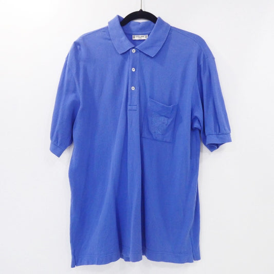 【中古】CELINE | セリーヌ ポロシャツ ブルー サイズ：XXL