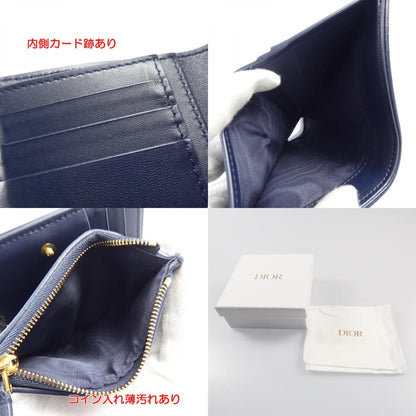 【中古】Christian Dior | クリスチャンディオール 30 Montaigne ダリアウォレット 長財布 S2197UNJR_M928 ネイビー系