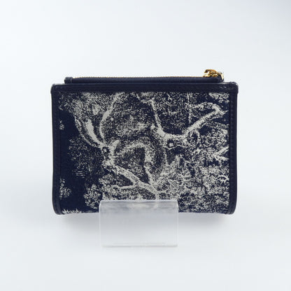 【中古】Christian Dior | クリスチャンディオール 30 Montaigne ダリアウォレット 長財布 S2197UNJR_M928 ネイビー系