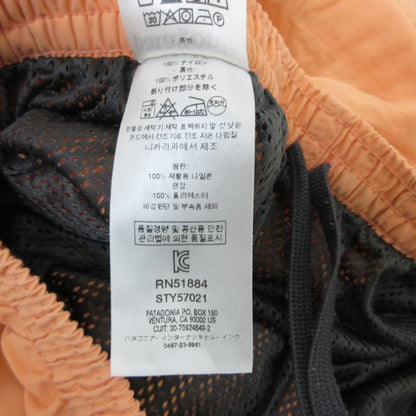 【中古】patagonia | パタゴニア バギーズショーツ ショートパンツ 57021 オレンジ サイズ：XS