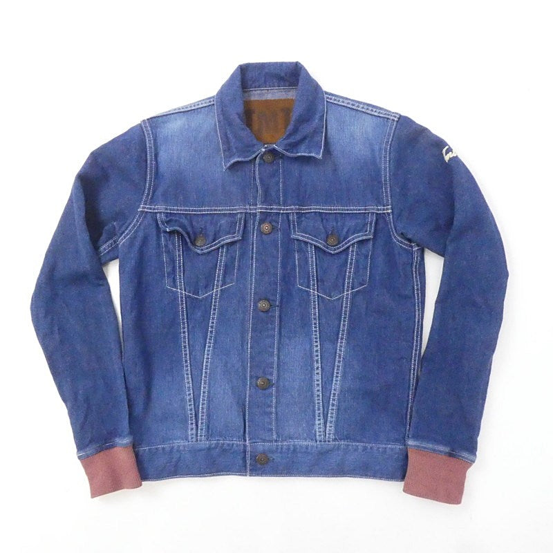 【中古】TMT | ティーエムティー DENIM COMBINATION Gジャン デニム TJK-S1502 ブルー サイズ：S