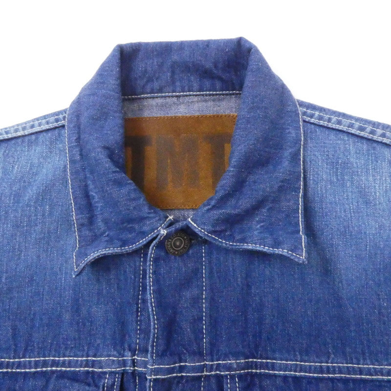 【中古】TMT | ティーエムティー DENIM COMBINATION Gジャン デニム TJK-S1502 ブルー サイズ：S