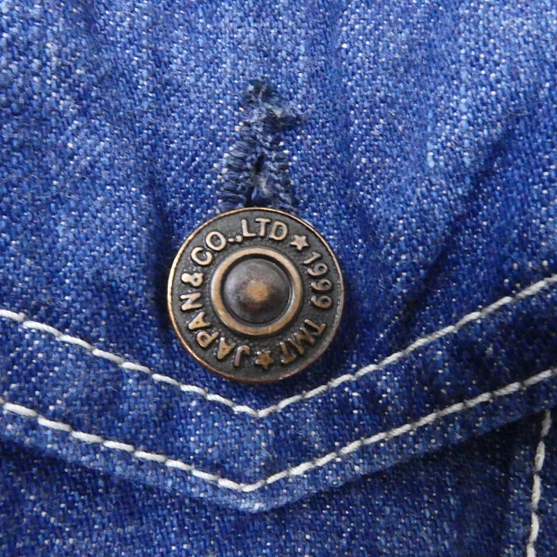 【中古】TMT | ティーエムティー DENIM COMBINATION Gジャン デニム TJK-S1502 ブルー サイズ：S