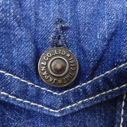 【中古】TMT | ティーエムティー DENIM COMBINATION Gジャン デニム TJK-S1502 ブルー サイズ：S