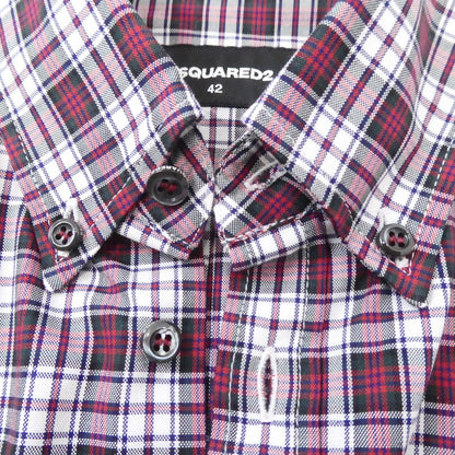 【中古】DSQUARED2 | ディースクエアード 長袖シャツ 71DM005847567 国内正規品 チェック サイズ：42