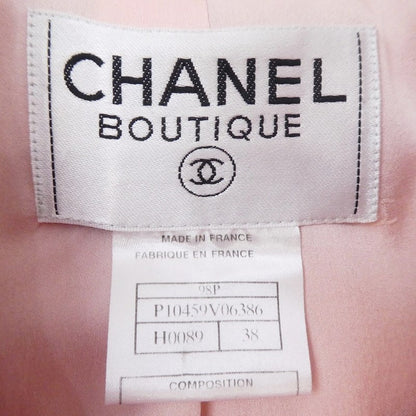 【中古】CHANEL | シャネル ツイードジャケットセットアップ セットアップ P10459V06386 1998年製 国内正規品 ピンク サイズ：38