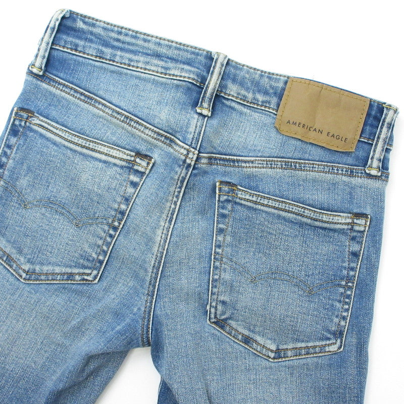 【中古】American Eagle | アメリカンイーグル デニムパンツ 6745628599 リペア加工 ブルー サイズ：26